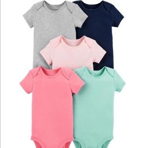 Carter’s 5-Pack Short-Sleeve Original Bodysuits